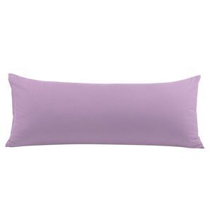 Body Pillowcase with Zipper Closure Microfiber 20"x54" Lavender